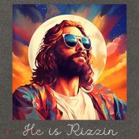 He Is Rizzin Jesus Is Rizzen Cotton Canvas Backpack