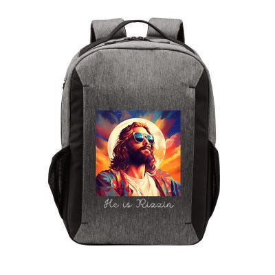 He Is Rizzin Jesus Is Rizzen Vector Backpack