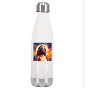 He Is Rizzin Jesus Is Rizzen Stainless Steel Insulated Water Bottle