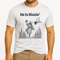 He Is Rizzin Funny Basketball Retro Christian Religious Performance Shirt