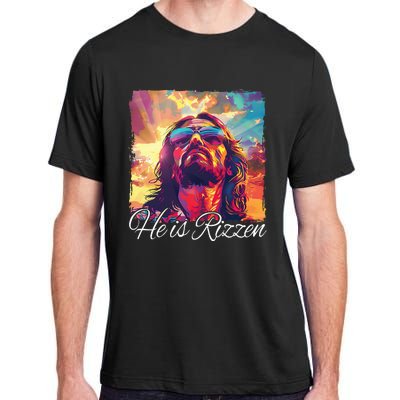 He Is Rizzen Jesus Adult ChromaSoft Performance T-Shirt