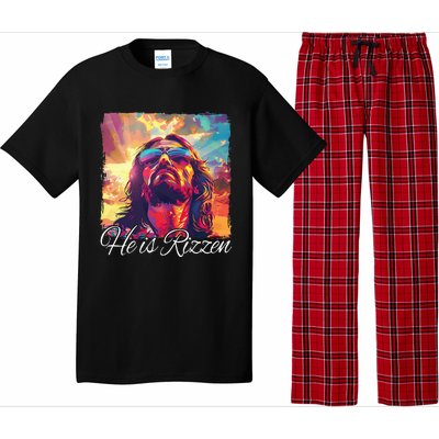 He Is Rizzen Jesus Pajama Set