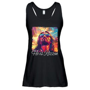 He Is Rizzen Jesus Ladies Essential Flowy Tank