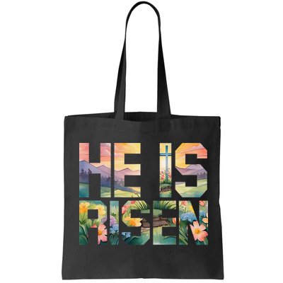 He Is Risen Christian Wildflower Happy Easter Women Bag