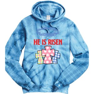 He Is Risen Jesus Christ Resurrection Happy Easter Day Tie Dye Hoodie