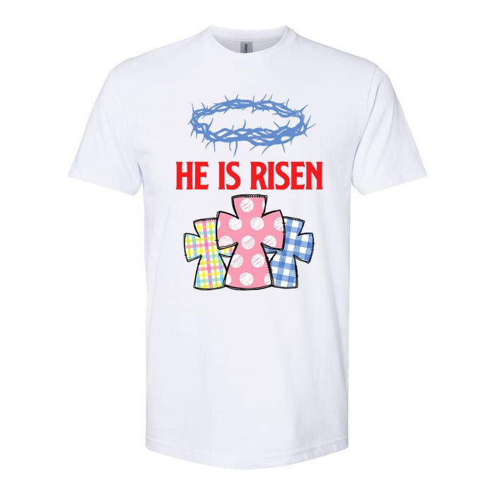 He Is Risen Jesus Christ Resurrection Happy Easter Day Softstyle CVC T-Shirt