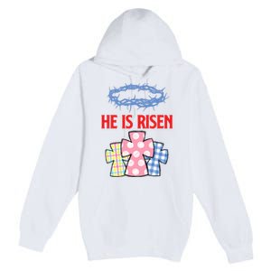 He Is Risen Jesus Christ Resurrection Happy Easter Day Premium Pullover Hoodie