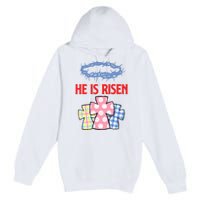 He Is Risen Jesus Christ Resurrection Happy Easter Day Premium Pullover Hoodie