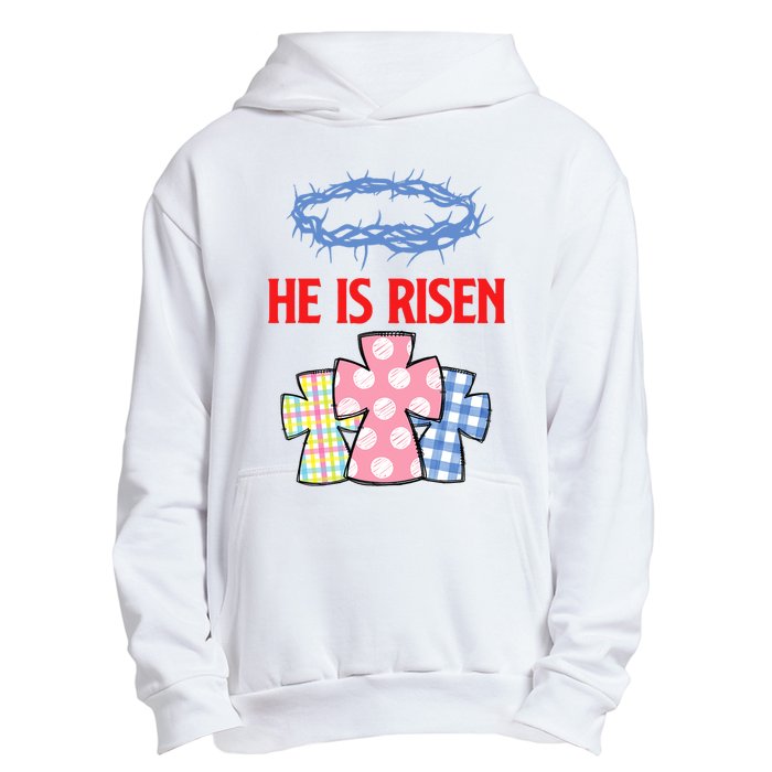 He Is Risen Jesus Christ Resurrection Happy Easter Day Urban Pullover Hoodie