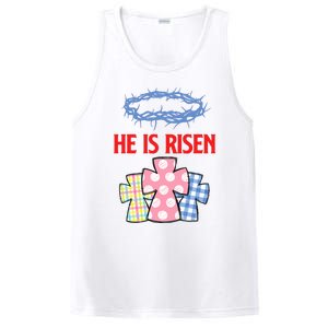 He Is Risen Jesus Christ Resurrection Happy Easter Day PosiCharge Competitor Tank