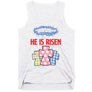 He Is Risen Jesus Christ Resurrection Happy Easter Day Tank Top