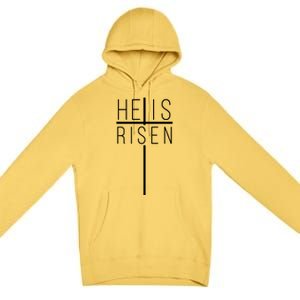 Hell Is Risen Cross Christianity Premium Pullover Hoodie