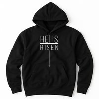 Hell Is Risen Cross Christianity Hoodie