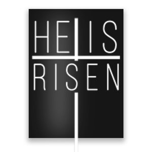 Hell Is Risen Cross Christianity Poster