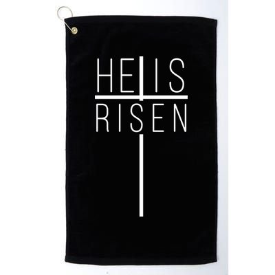 Hell Is Risen Cross Christianity Golf Towel