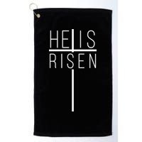 Hell Is Risen Cross Christianity Golf Towel