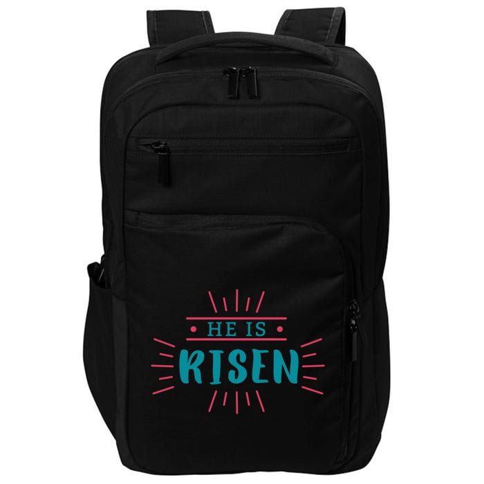 He Is Risen Easter Jesus Impact Tech Backpack