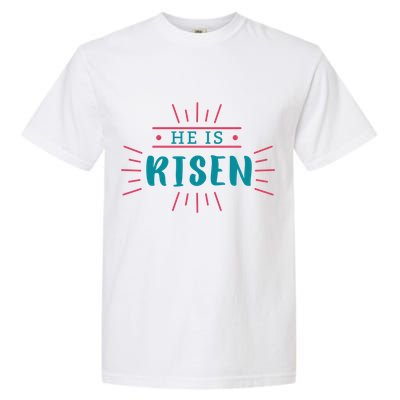He Is Risen Easter Jesus Garment-Dyed Heavyweight T-Shirt