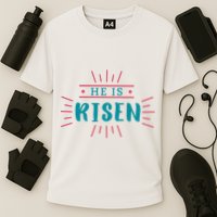 He Is Risen Easter Jesus Performance Shirt