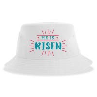 He Is Risen Easter Jesus Sustainable Bucket Hat