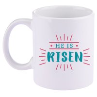 He Is Risen Easter Jesus 11oz C Handle Ceramic Mug