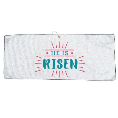 He Is Risen Easter Jesus Large Microfiber Waffle Golf Towel