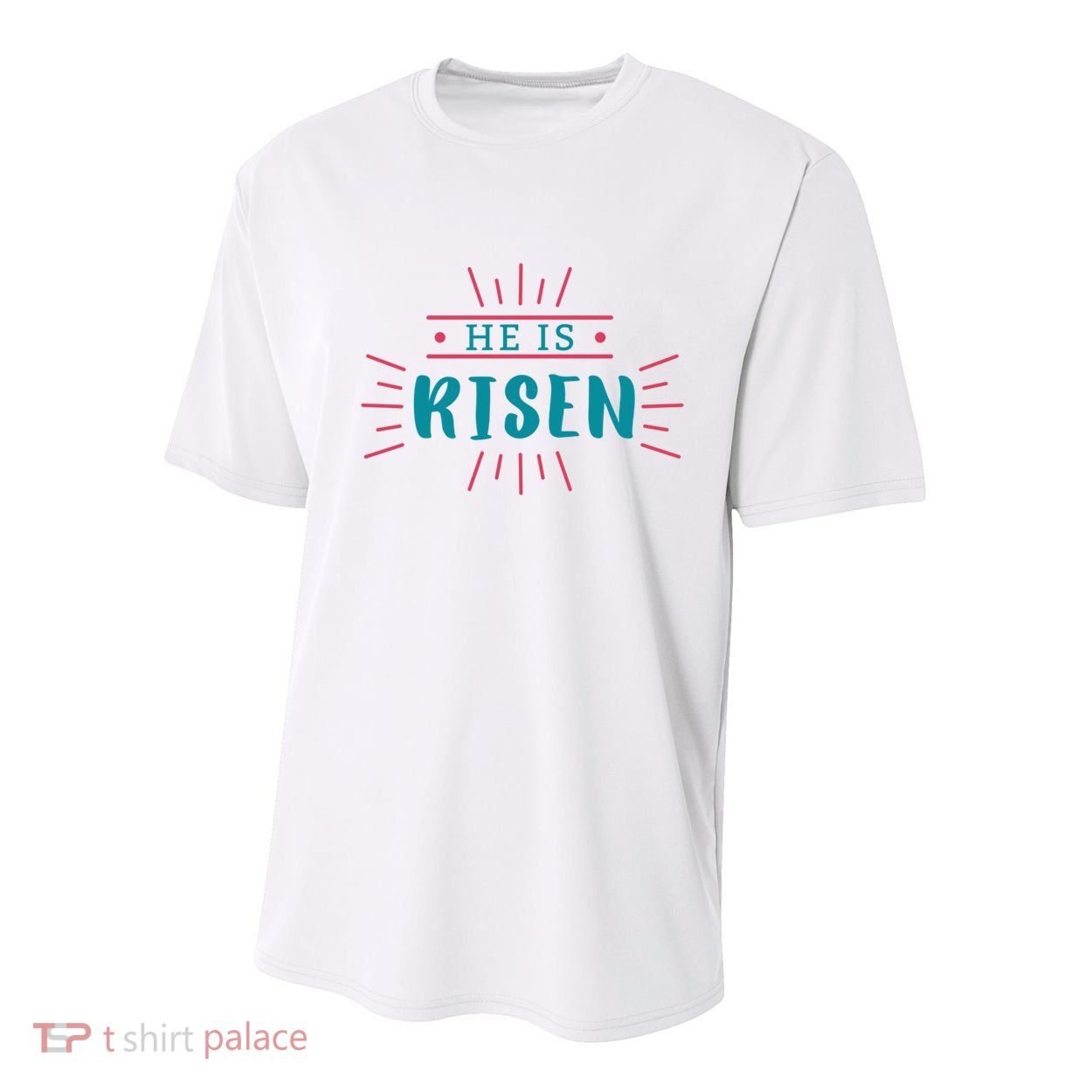 He Is Risen Easter Jesus Youth Performance Sprint T-Shirt