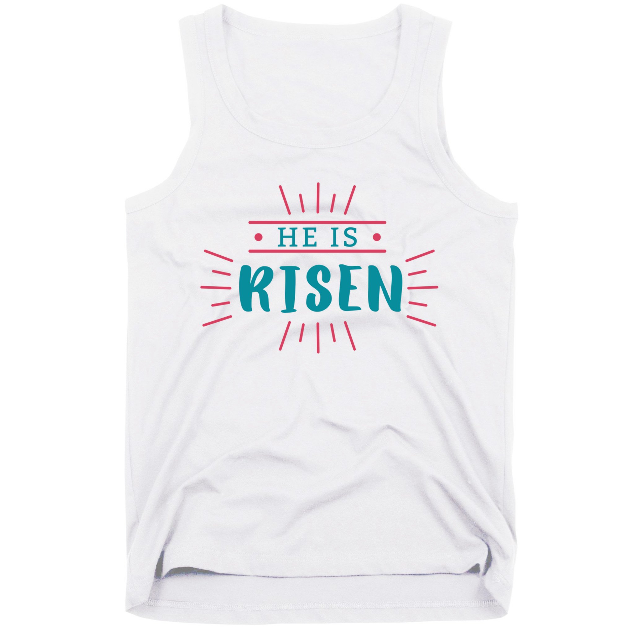 He Is Risen Easter Jesus Tank Top