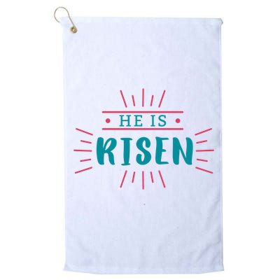 He Is Risen Easter Jesus Golf Towel