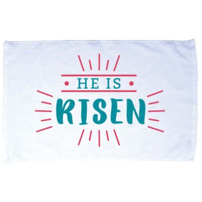 He Is Risen Easter Jesus Microfiber Hand Towel