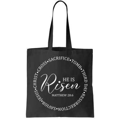 He Is Risen Matthew Easter Verse Bag