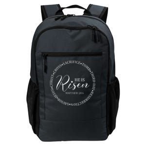 He Is Risen Matthew Easter Verse Daily Commute Backpack