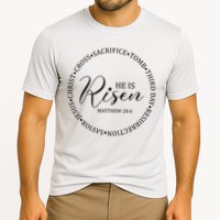 He Is Risen Matthew Easter Verse Cooling Performance Crew T-Shirt