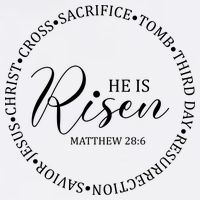 He Is Risen Matthew Easter Verse Cooling Performance Crew T-Shirt