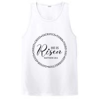 He Is Risen Matthew Easter Verse PosiCharge Competitor Tank
