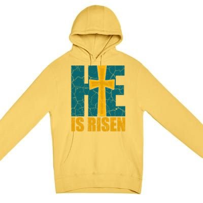 He Is Risen Jesus Christ Christian Premium Pullover Hoodie