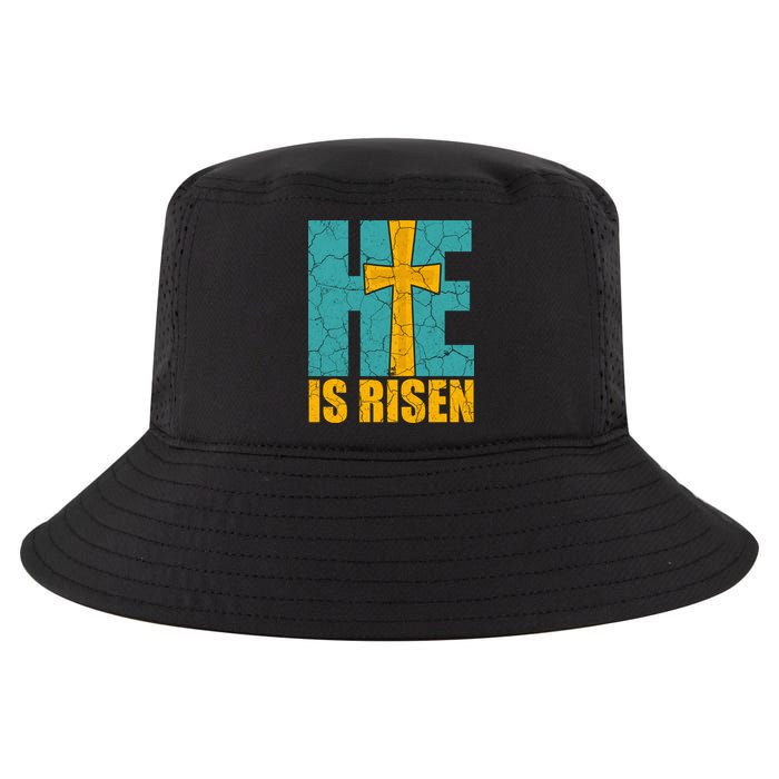 He Is Risen Jesus Christ Christian Cool Comfort Performance Bucket Hat