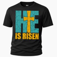 He Is Risen Jesus Christ Christian Cooling Performance Crew T-Shirt