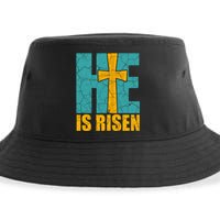 He Is Risen Jesus Christ Christian Sustainable Bucket Hat