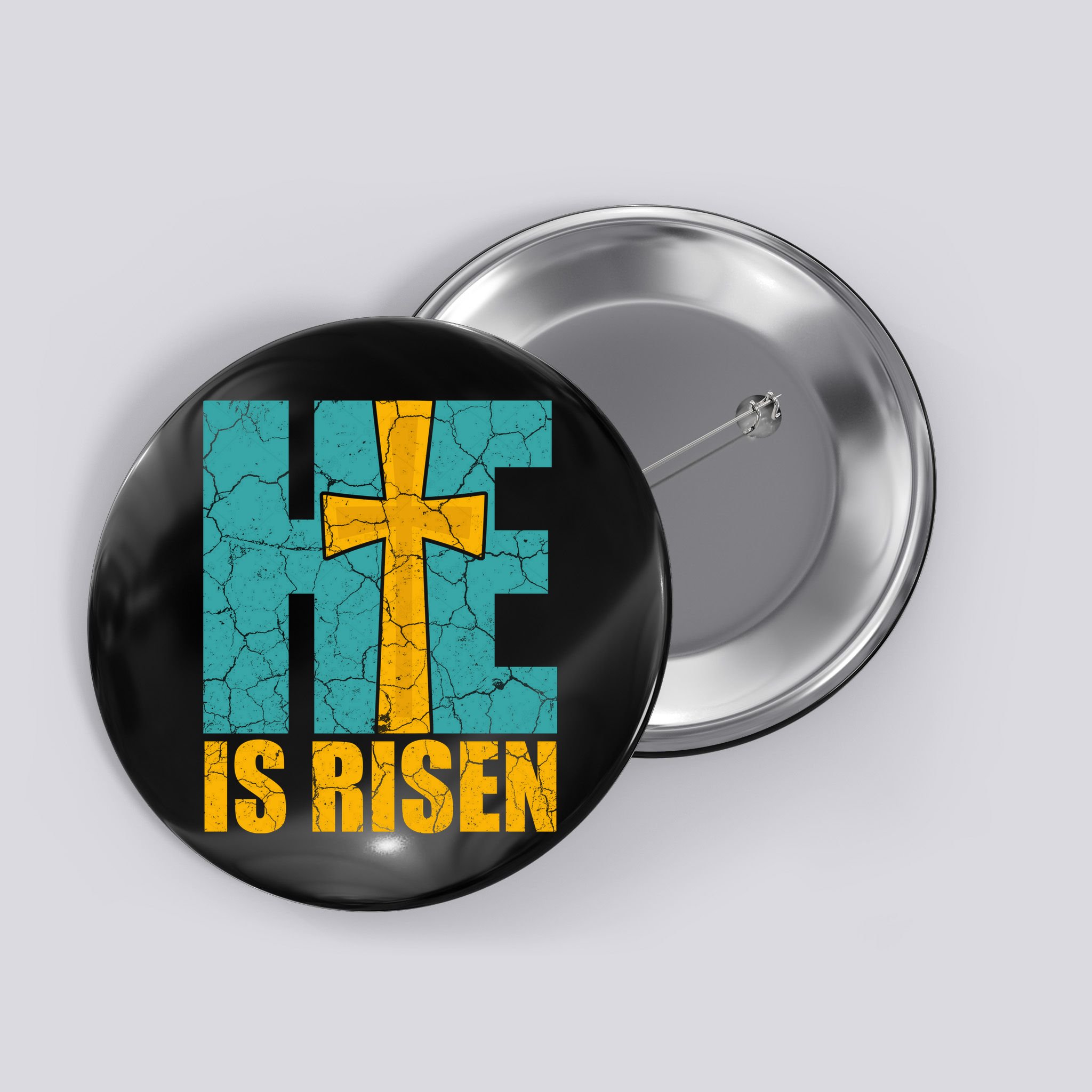 He Is Risen Jesus Christ Christian Button