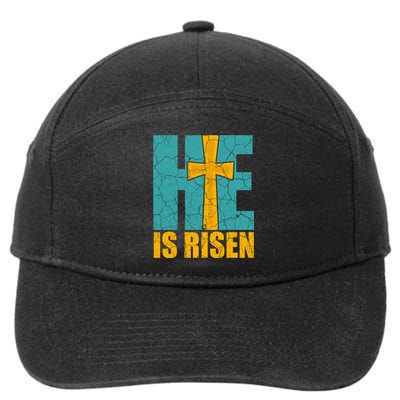 He Is Risen Jesus Christ Christian 7-Panel Snapback Hat