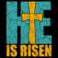 He Is Risen Jesus Christ Christian 7-Panel Snapback Hat