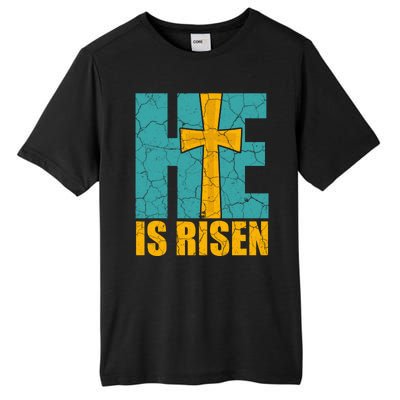 He Is Risen Jesus Christ Christian Tall Fusion ChromaSoft Performance T-Shirt