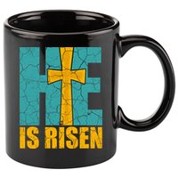 He Is Risen Jesus Christ Christian 11oz C Handle Ceramic Mug