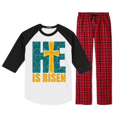 He Is Risen Jesus Christ Christian Raglan Sleeve Pajama Set