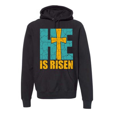 He Is Risen Jesus Christ Christian Premium Hoodie