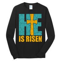 He Is Risen Jesus Christ Christian Tall Long Sleeve T-Shirt