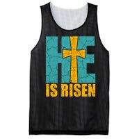 He Is Risen Jesus Christ Christian Mesh Reversible Basketball Jersey Tank