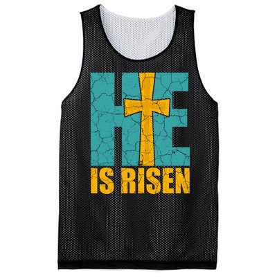 He Is Risen Jesus Christ Christian Mesh Reversible Basketball Jersey Tank