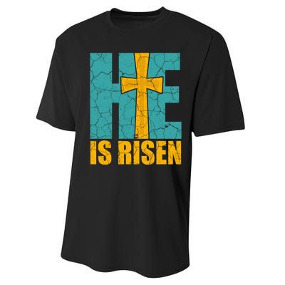 He Is Risen Jesus Christ Christian Performance Sprint T-Shirt